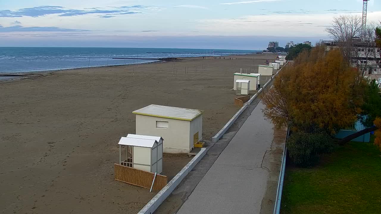 Grado Beach and Aquapark Views in Real Time