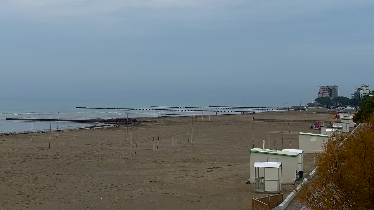 Grado Beach and Aquapark Views in Real Time