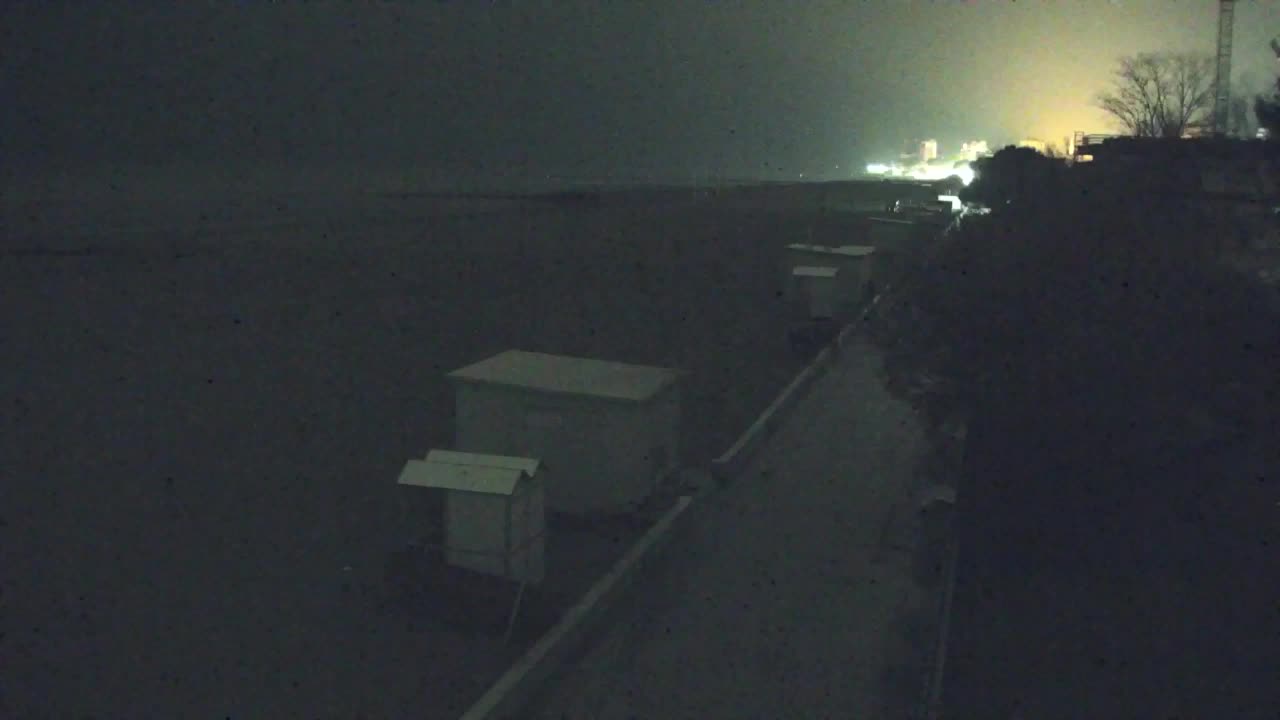 Webcam en vivo Grado: Vistas de la playa y del parque acuático en tiempo real