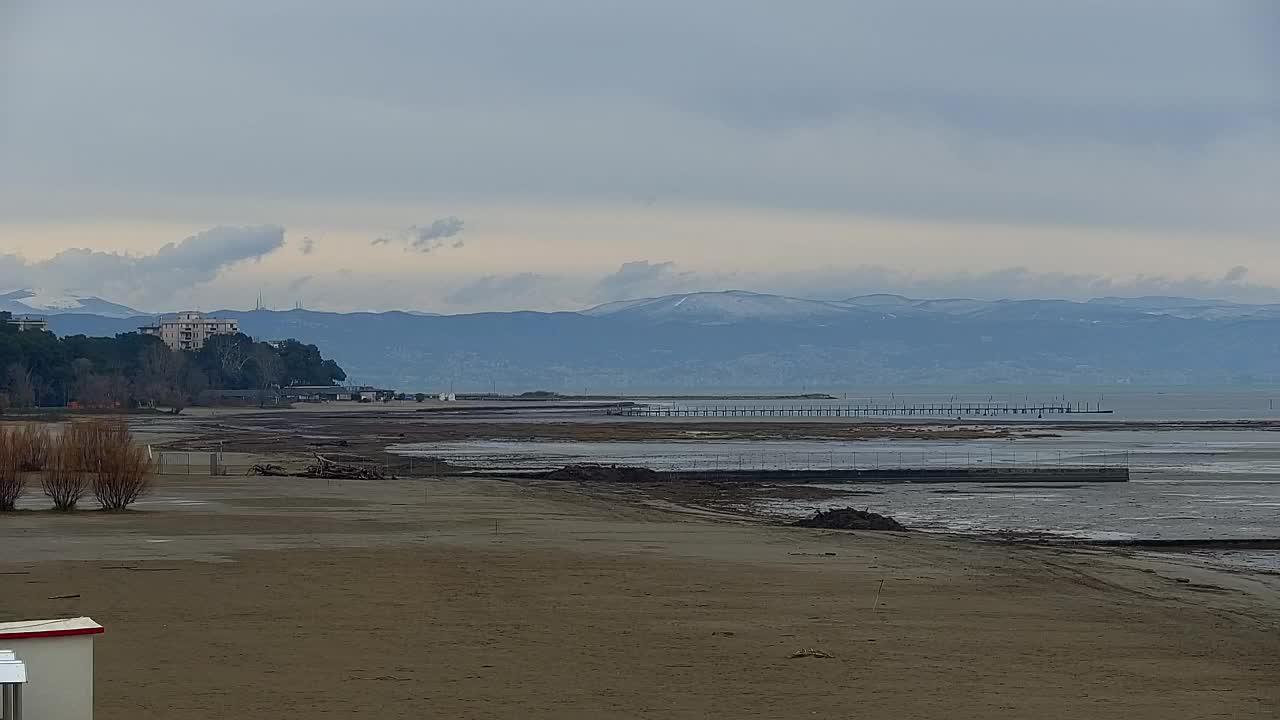 Grado Beach and Aquapark Views in Real Time