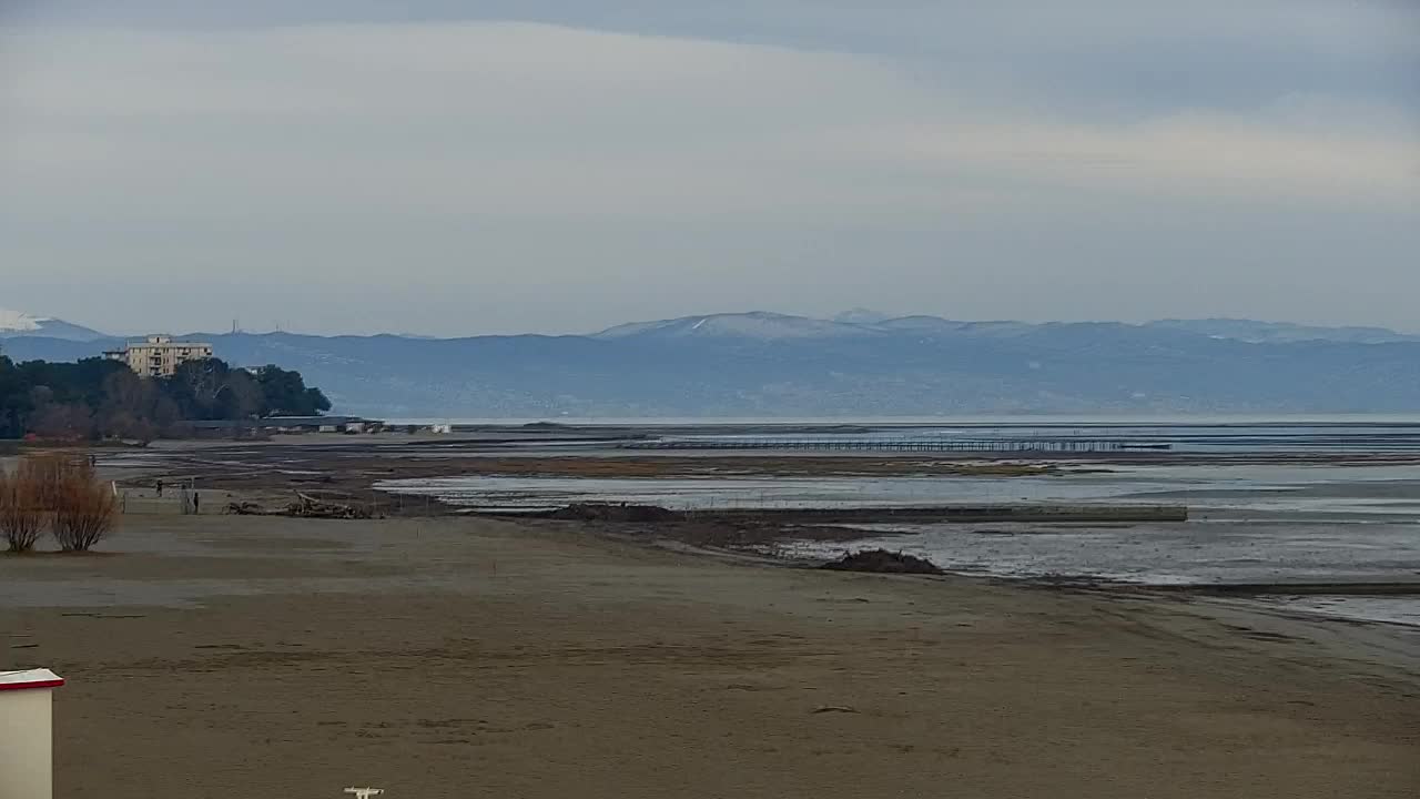 Grado Beach and Aquapark Views in Real Time