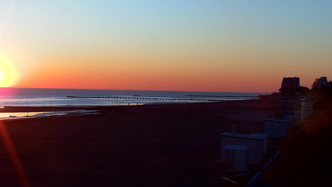 Grado Beach and Aquapark Views in Real Time