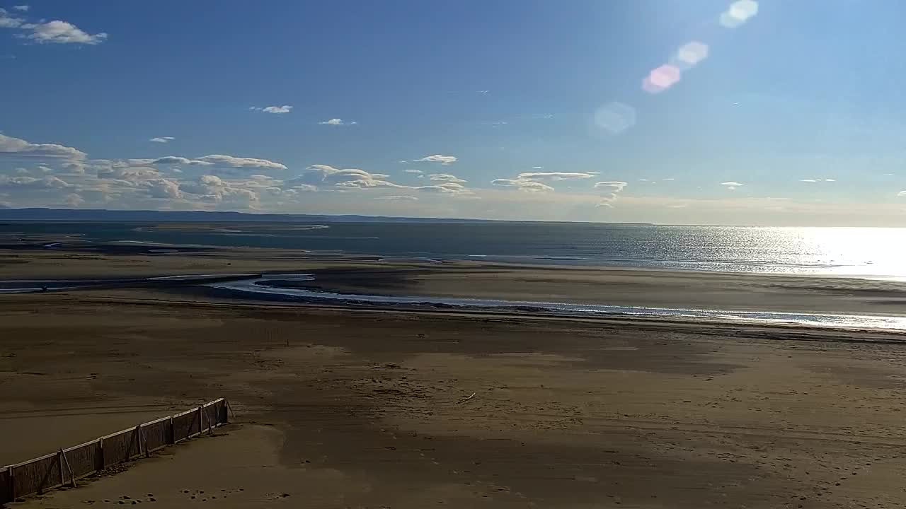 Grado Beach and Aquapark Views in Real Time