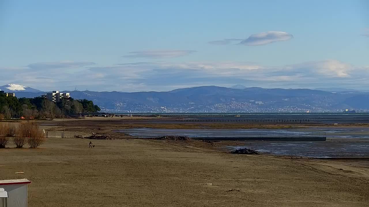 Spletna kamera v živo Grado: Pogledi na plažo in vodni park v realnem času