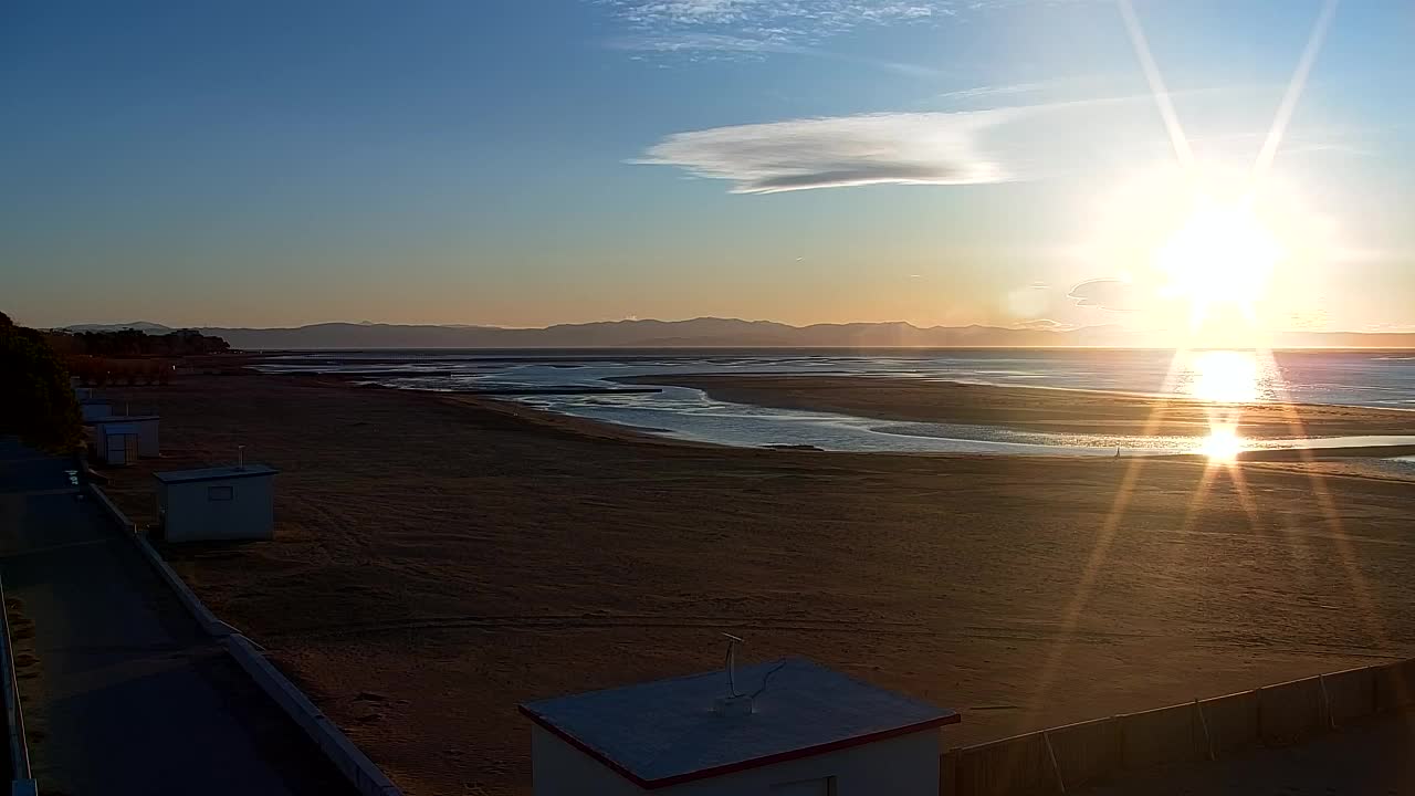 Webcam en direct Grado : Vues sur la plage et l’aquapark en temps réel