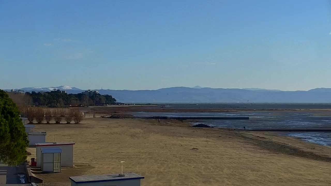 Grado Beach and Aquapark Views in Real Time