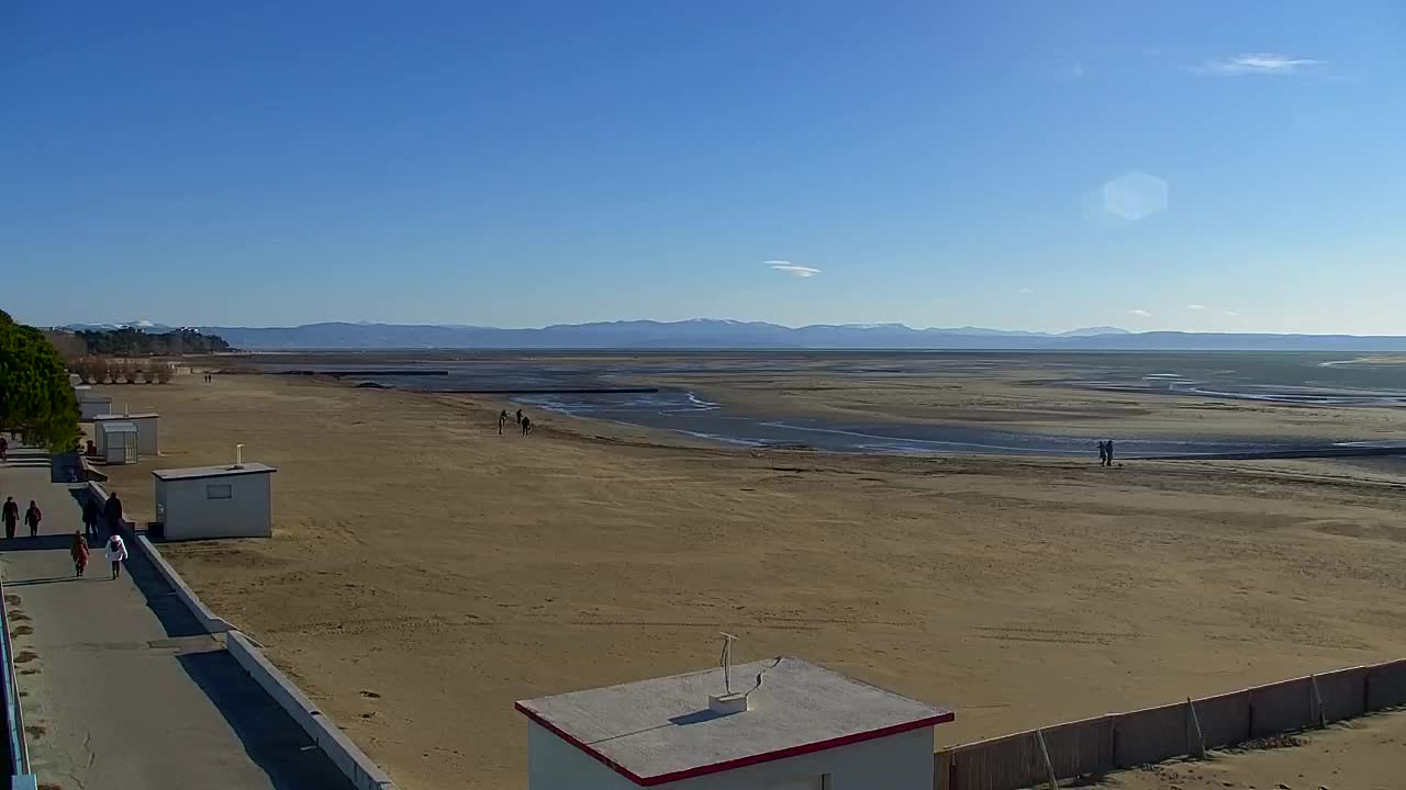 Grado Beach and Aquapark Views in Real Time