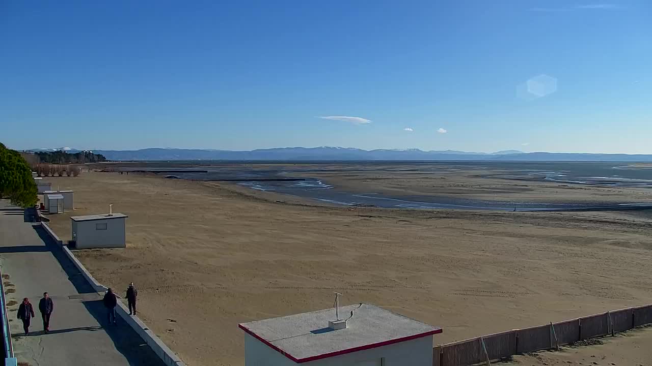 Grado Beach and Aquapark Views in Real Time