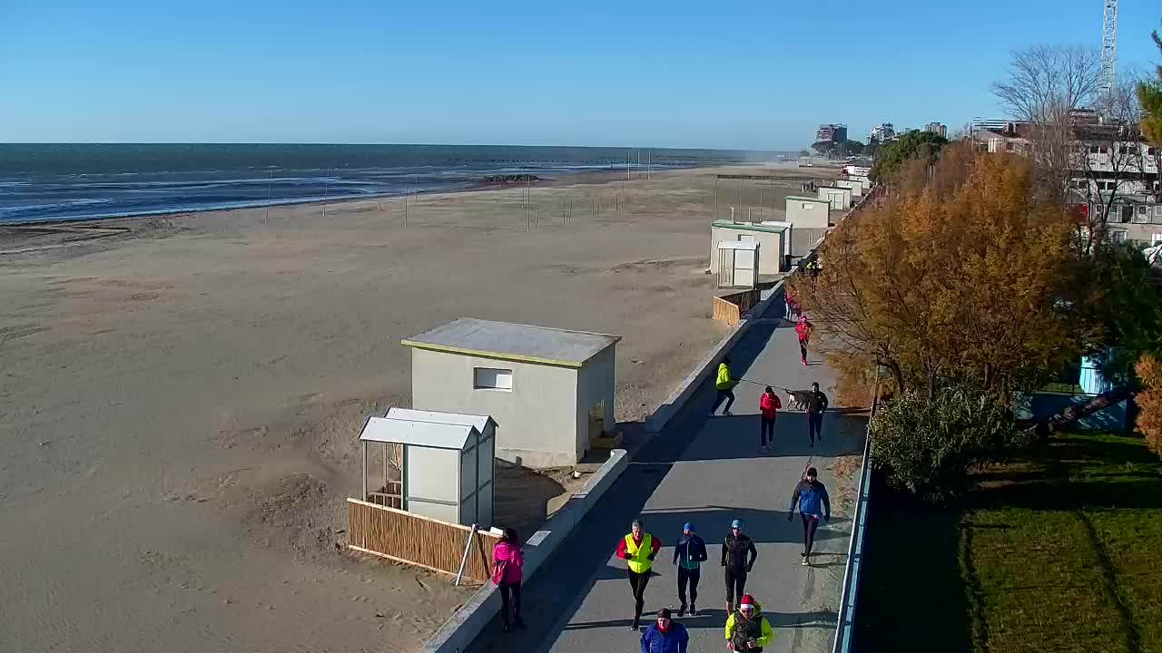 Grado Beach and Aquapark Views in Real Time