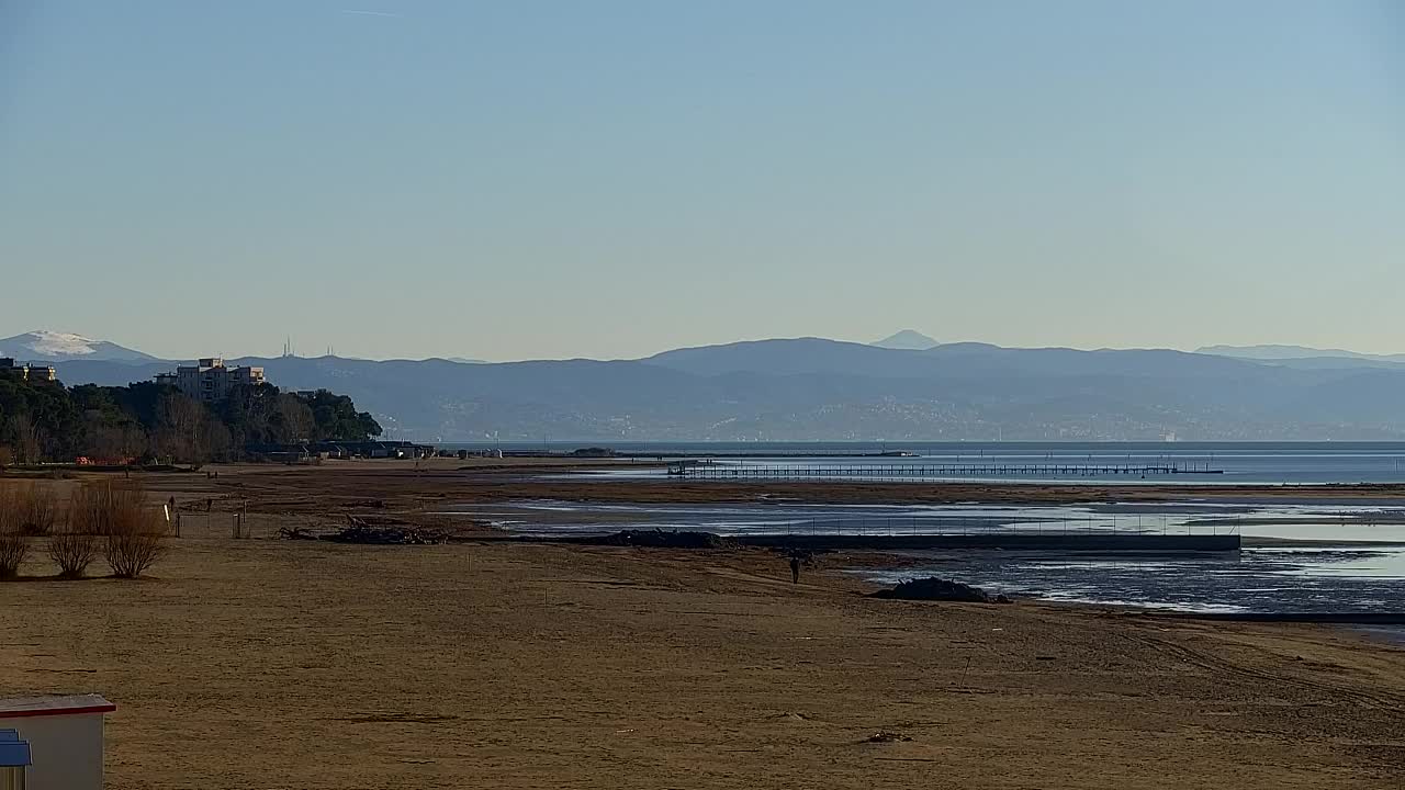 Grado Beach and Aquapark Views in Real Time