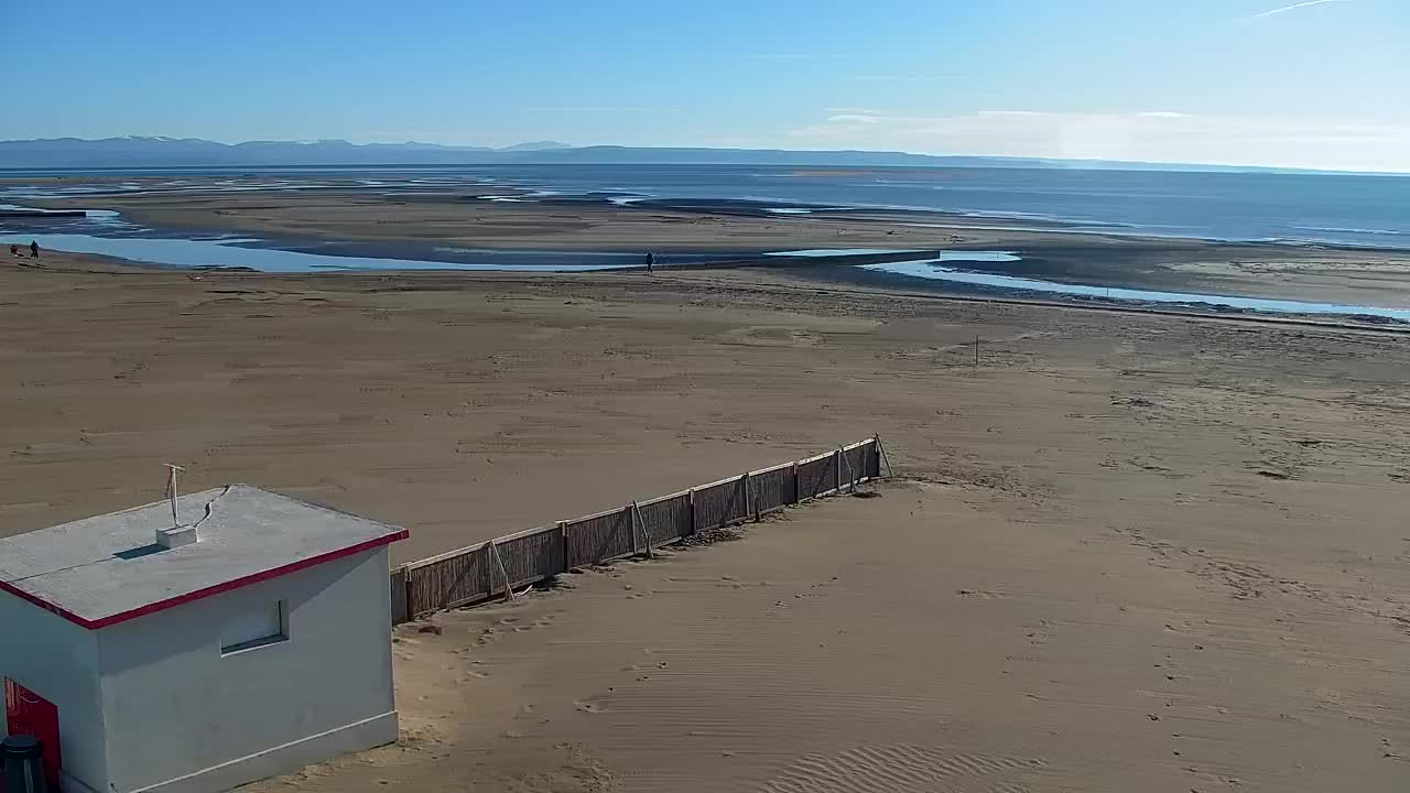 Grado Beach and Aquapark Views in Real Time