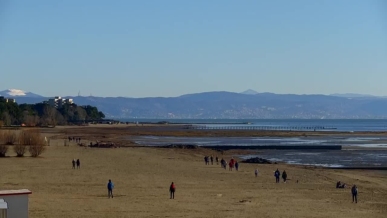 Grado Beach and Aquapark Views in Real Time