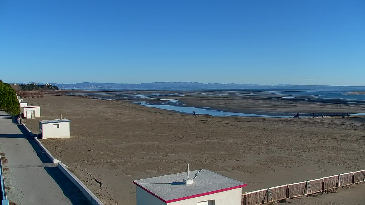 Grado Beach and Aquapark Views in Real Time