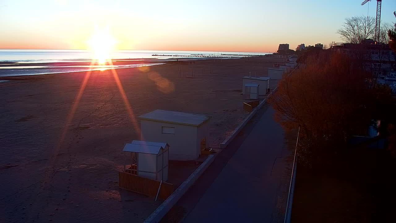 Grado Beach and Aquapark Views in Real Time