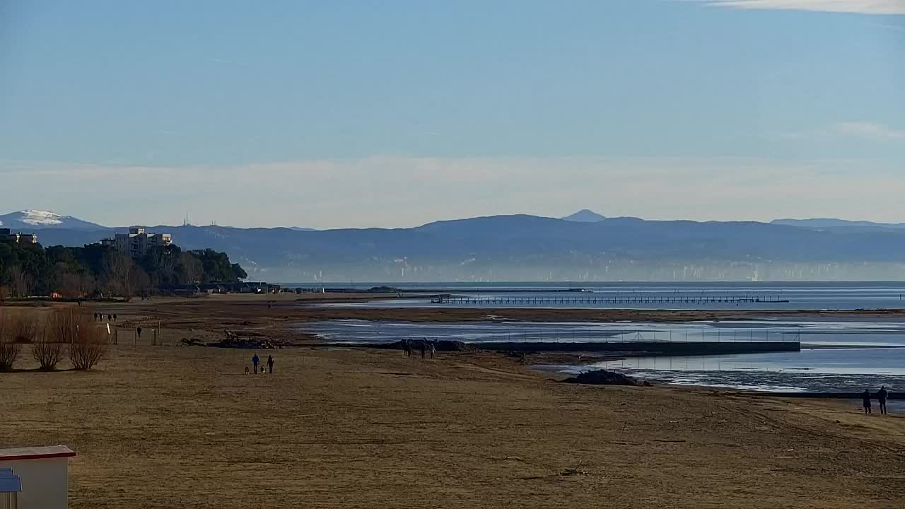 Grado Beach and Aquapark Views in Real Time