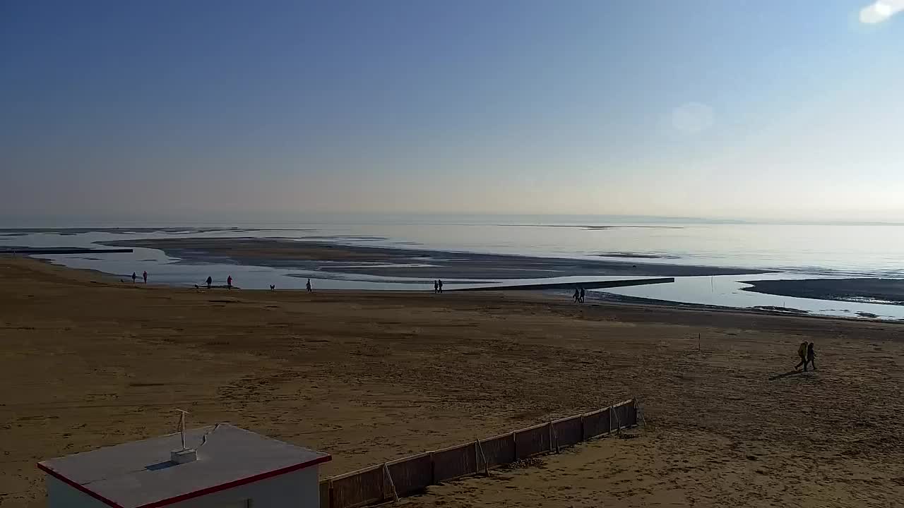 Grado Beach and Aquapark Views in Real Time