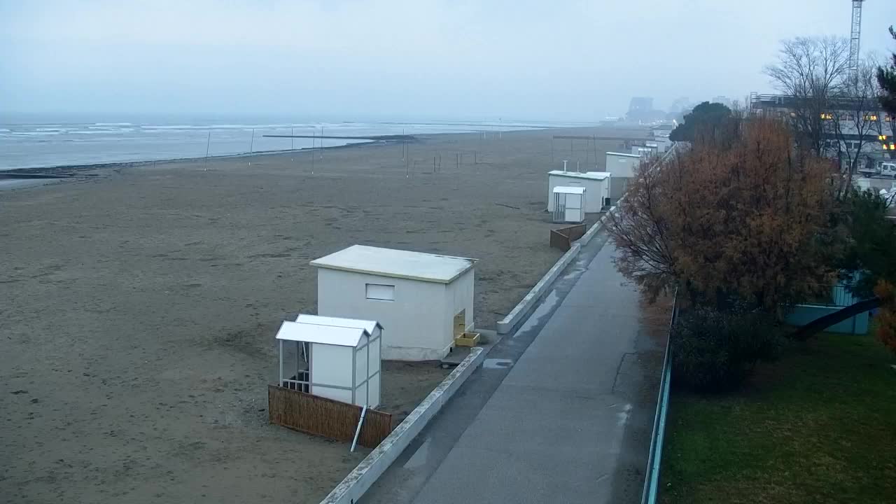 Grado Beach and Aquapark Views in Real Time