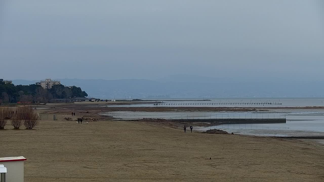 Grado Beach and Aquapark Views in Real Time