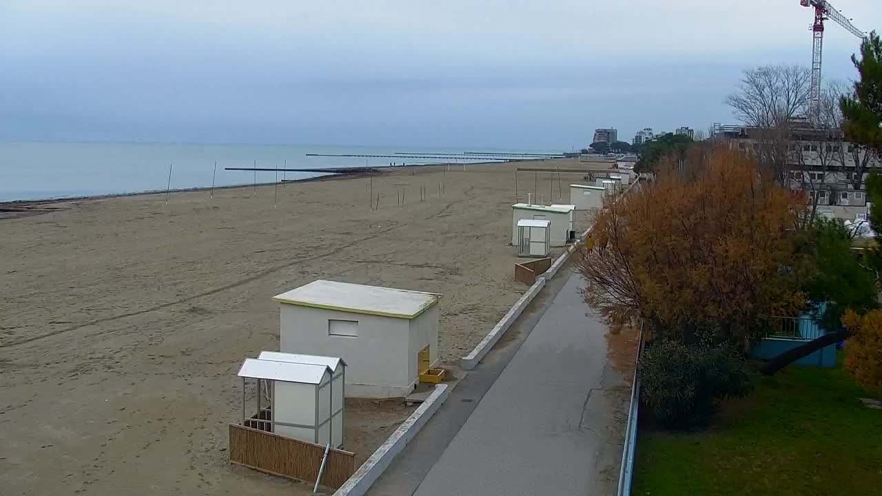 Grado Beach and Aquapark Views in Real Time