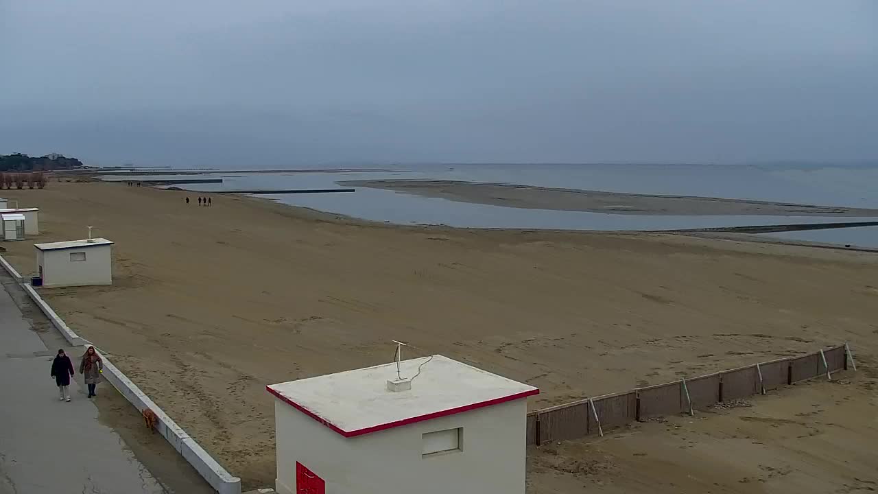 Grado Beach and Aquapark Views in Real Time