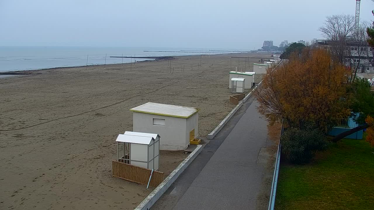 Grado Beach and Aquapark Views in Real Time