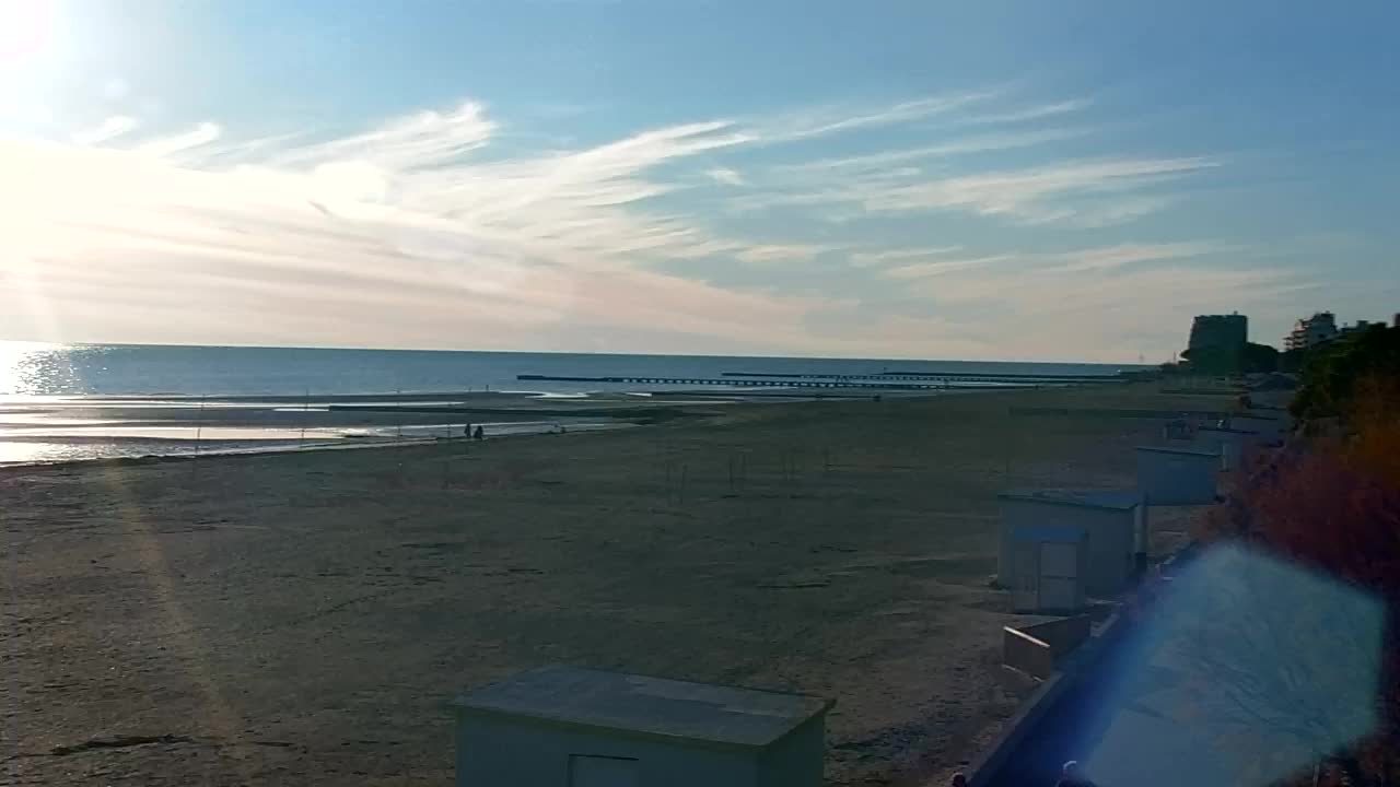 Grado Beach and Aquapark Views in Real Time