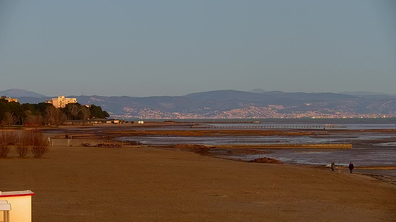 Grado Beach and Aquapark Views in Real Time