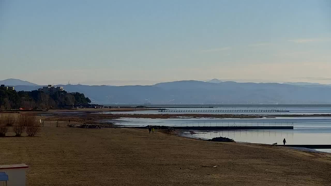 Grado Beach and Aquapark Views in Real Time