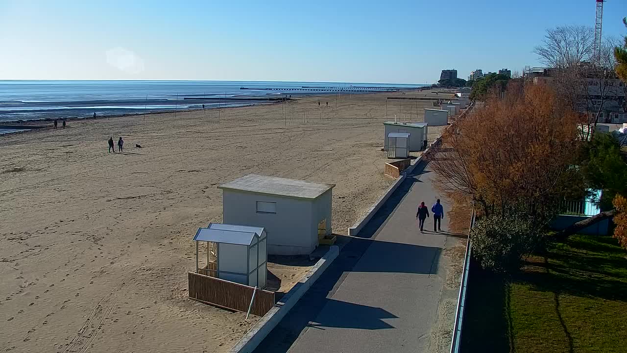 Grado Beach and Aquapark Views in Real Time