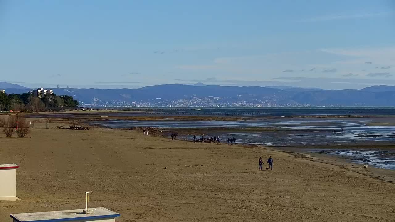 Grado Beach and Aquapark Views in Real Time