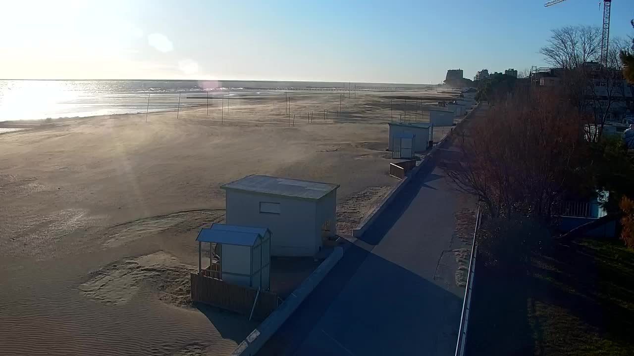 Grado Beach and Aquapark Views in Real Time