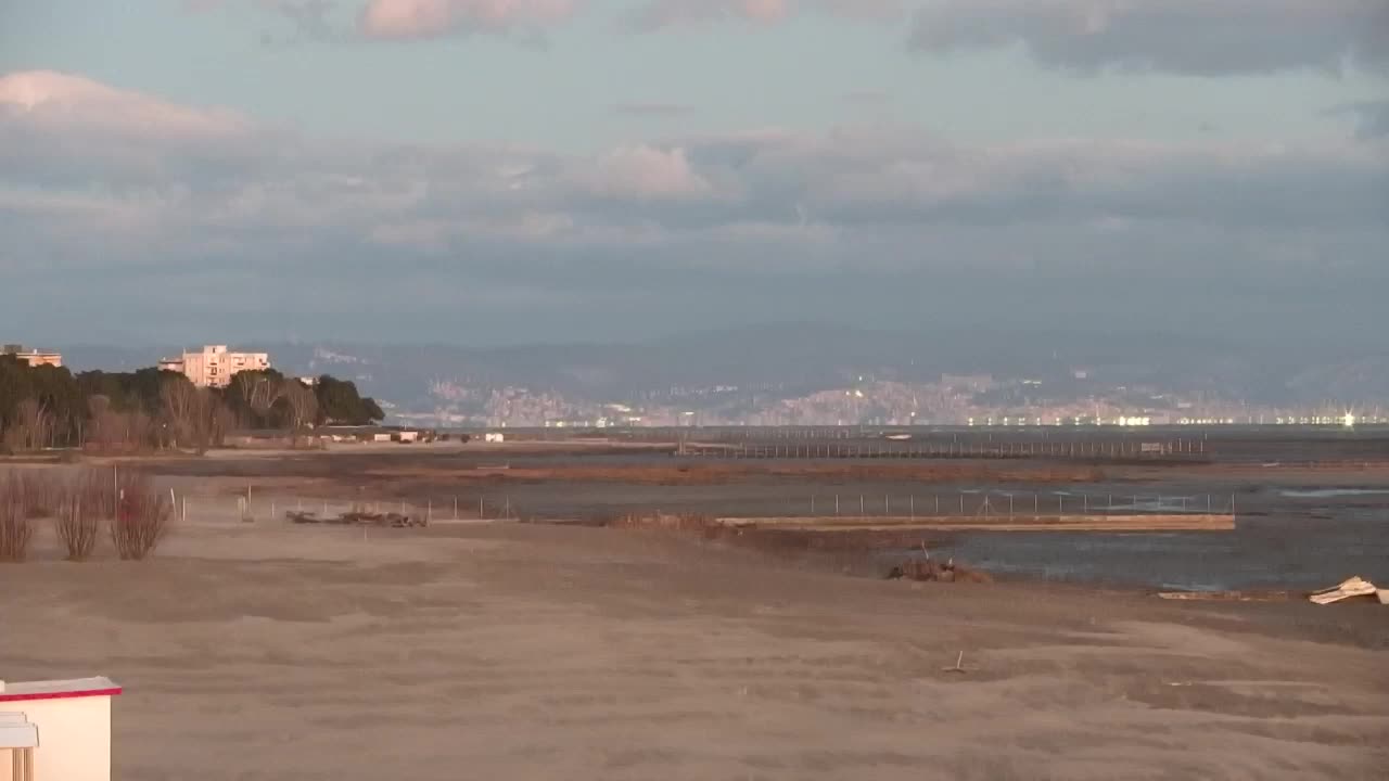 Grado Beach and Aquapark Views in Real Time