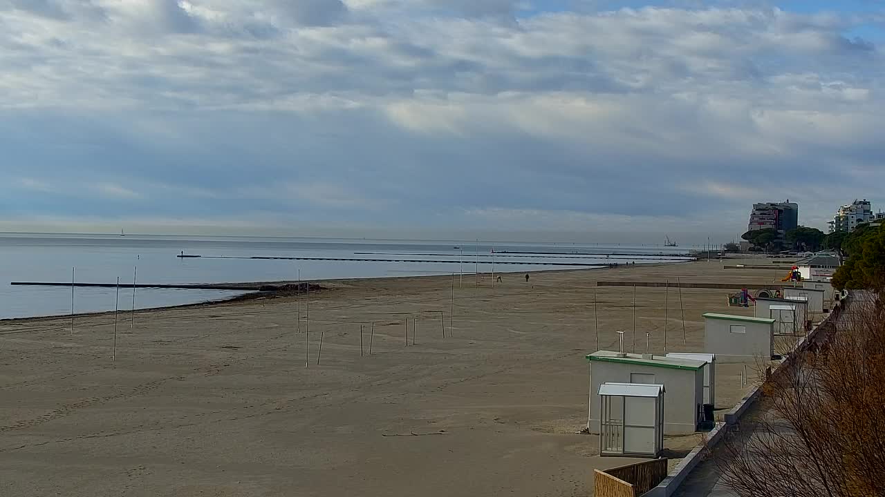 Grado Beach and Aquapark Views in Real Time