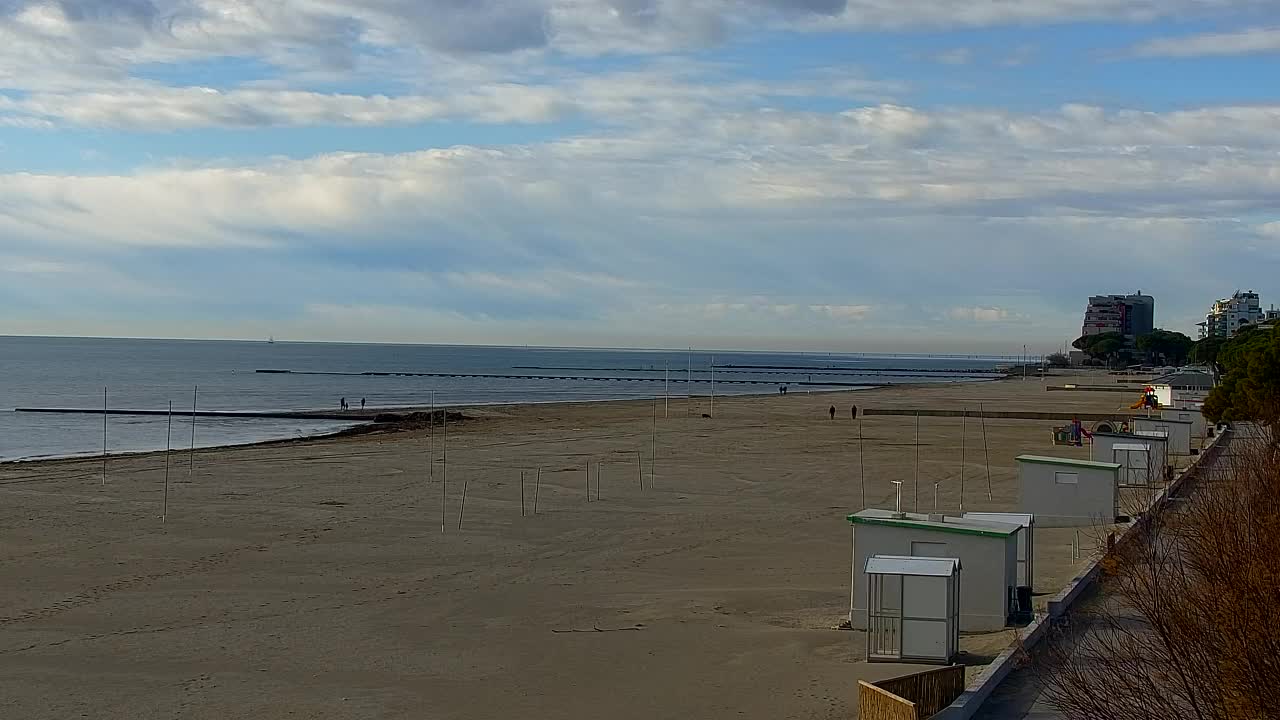 Grado Beach and Aquapark Views in Real Time