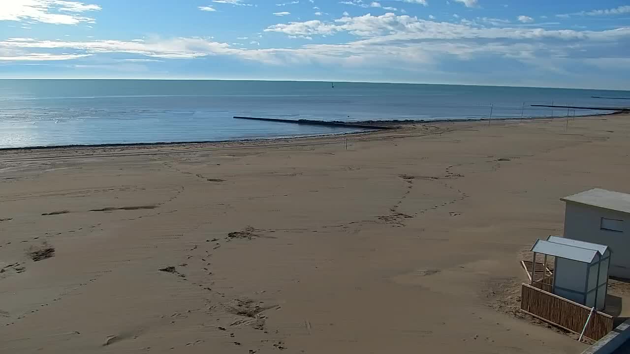 Grado Beach and Aquapark Views in Real Time