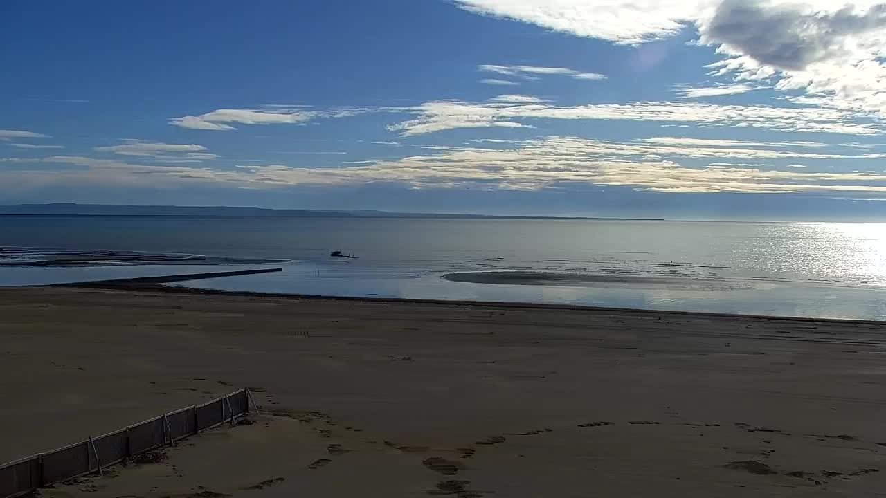 Grado Beach and Aquapark Views in Real Time