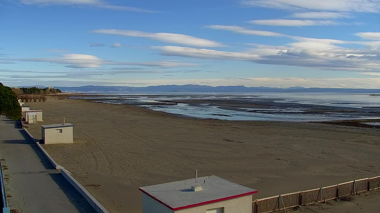 Grado Beach and Aquapark Views in Real Time