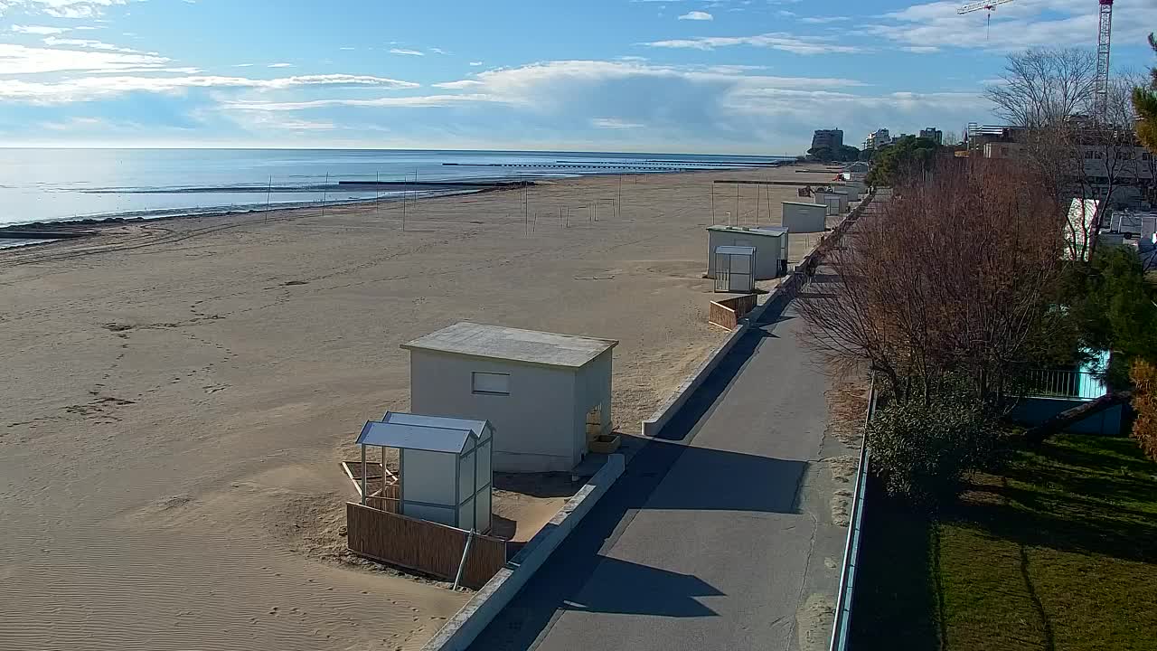 Grado Beach and Aquapark Views in Real Time