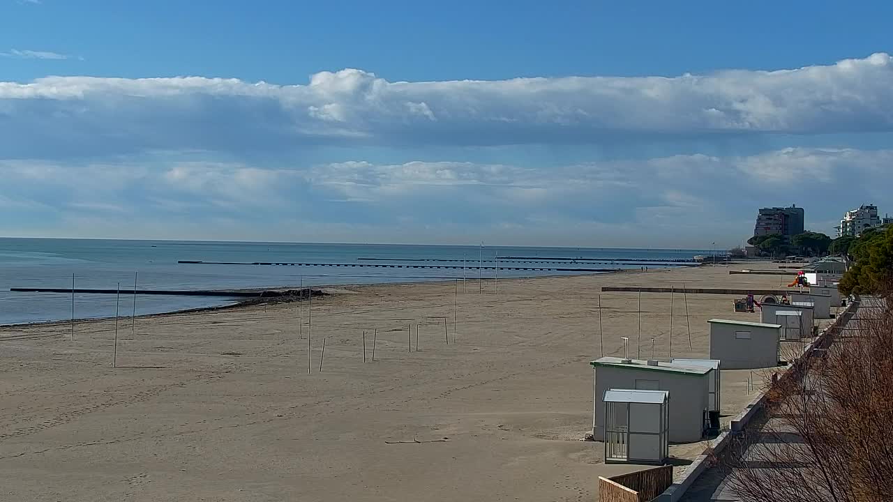 Grado Beach and Aquapark Views in Real Time