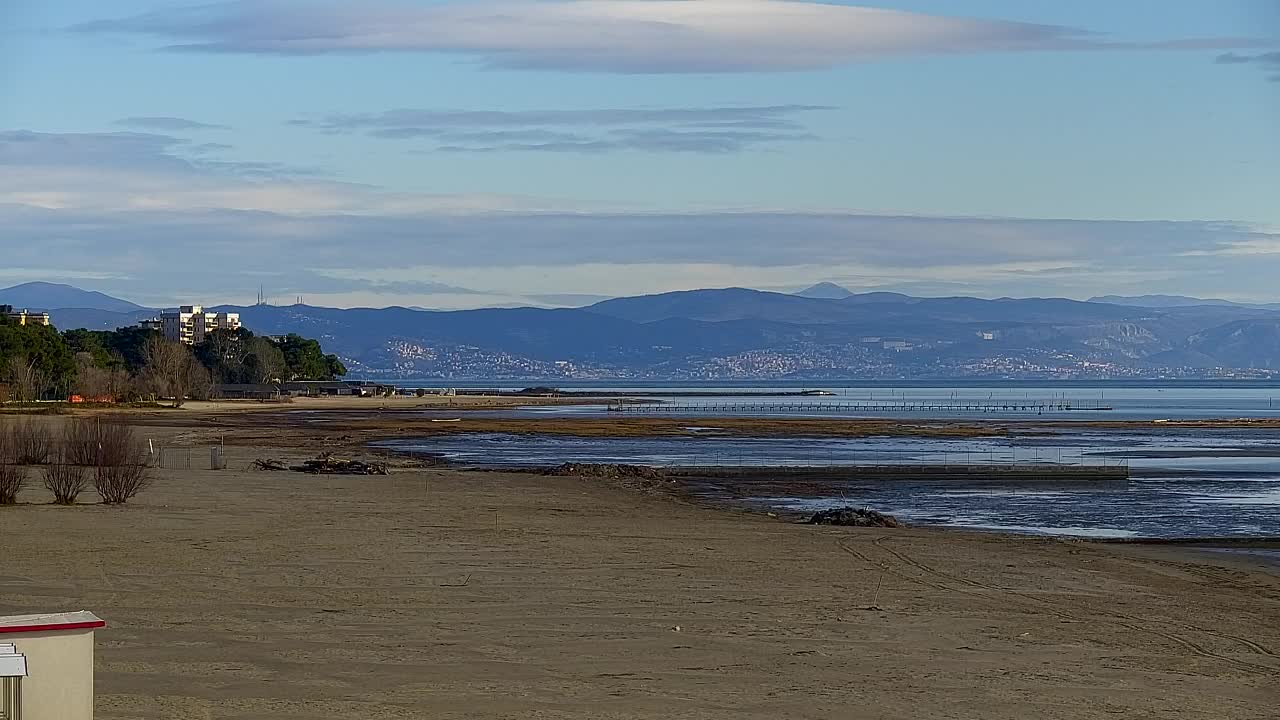 Grado Beach and Aquapark Views in Real Time