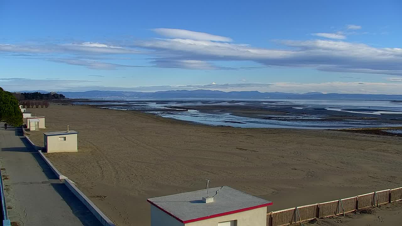 Grado Beach and Aquapark Views in Real Time