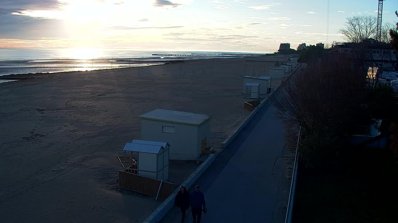 Grado Beach and Aquapark Views in Real Time