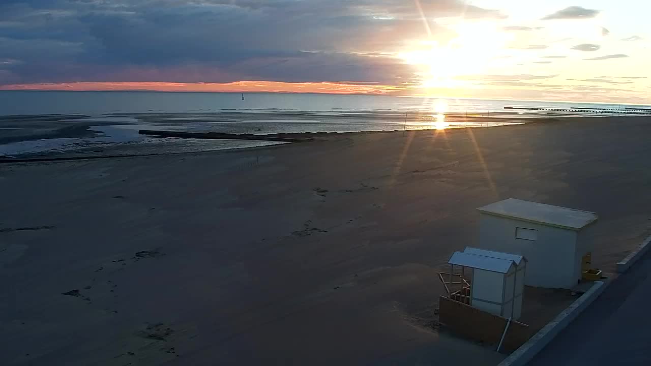 Grado Beach and Aquapark Views in Real Time