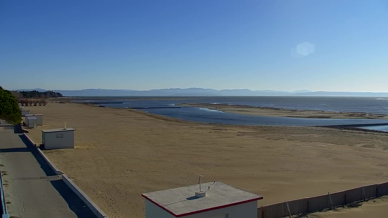 Webcam en direct Grado : Vues sur la plage et l’aquapark en temps réel