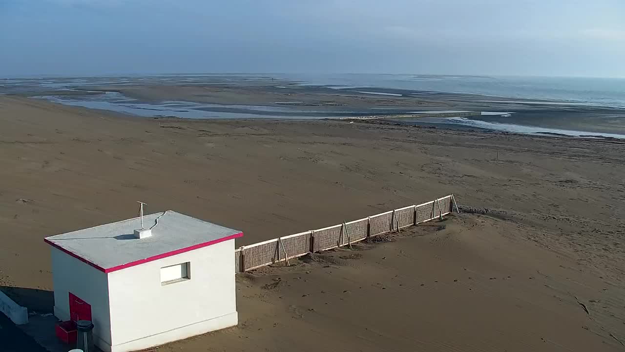 Spletna kamera v živo Grado: Pogledi na plažo in vodni park v realnem času