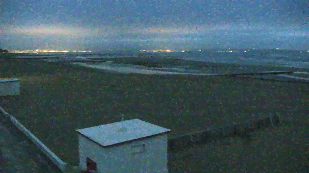 Webcam en vivo Grado: Vistas de la playa y del parque acuático en tiempo real