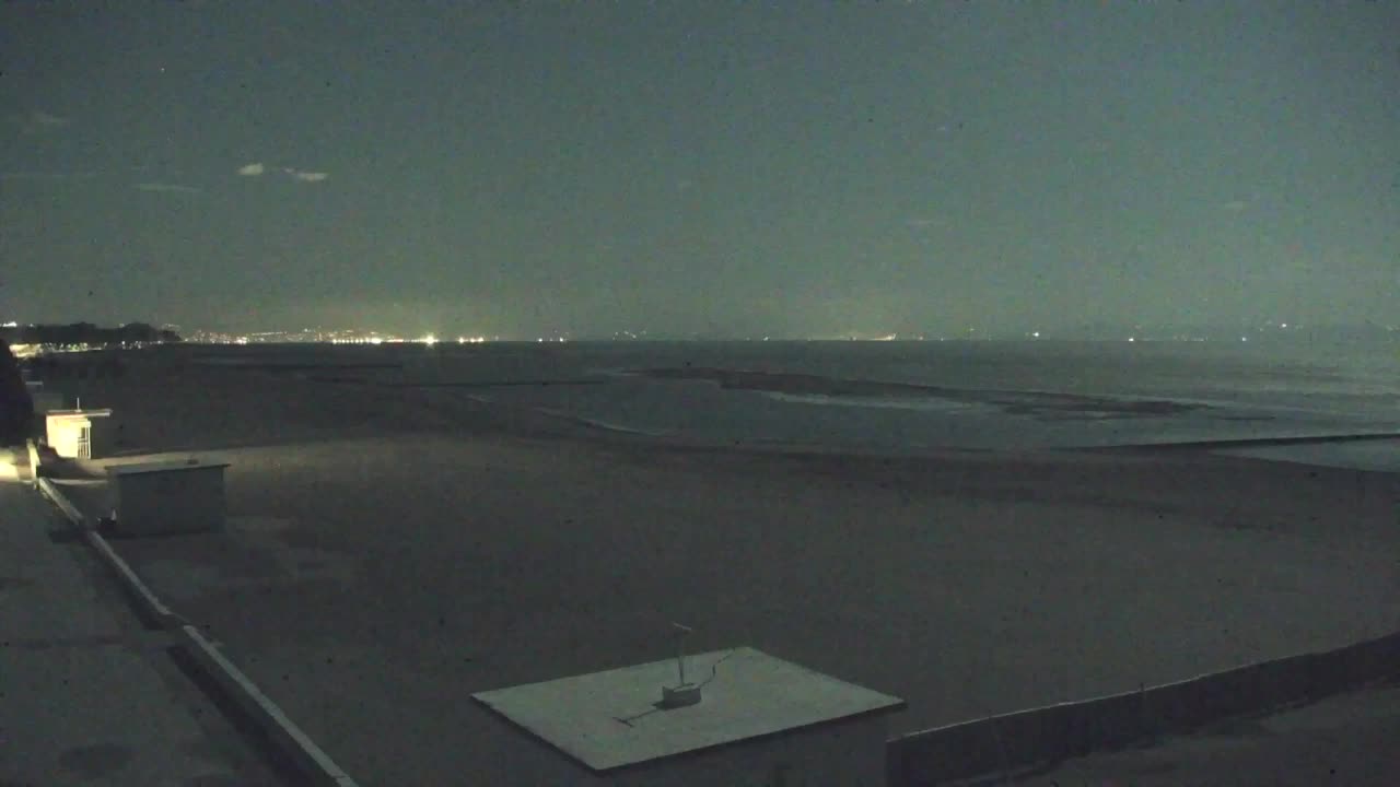 Webcam en vivo Grado: Vistas de la playa y del parque acuático en tiempo real