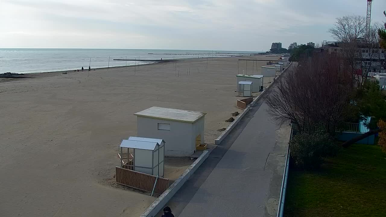 Grado Beach and Aquapark Views in Real Time