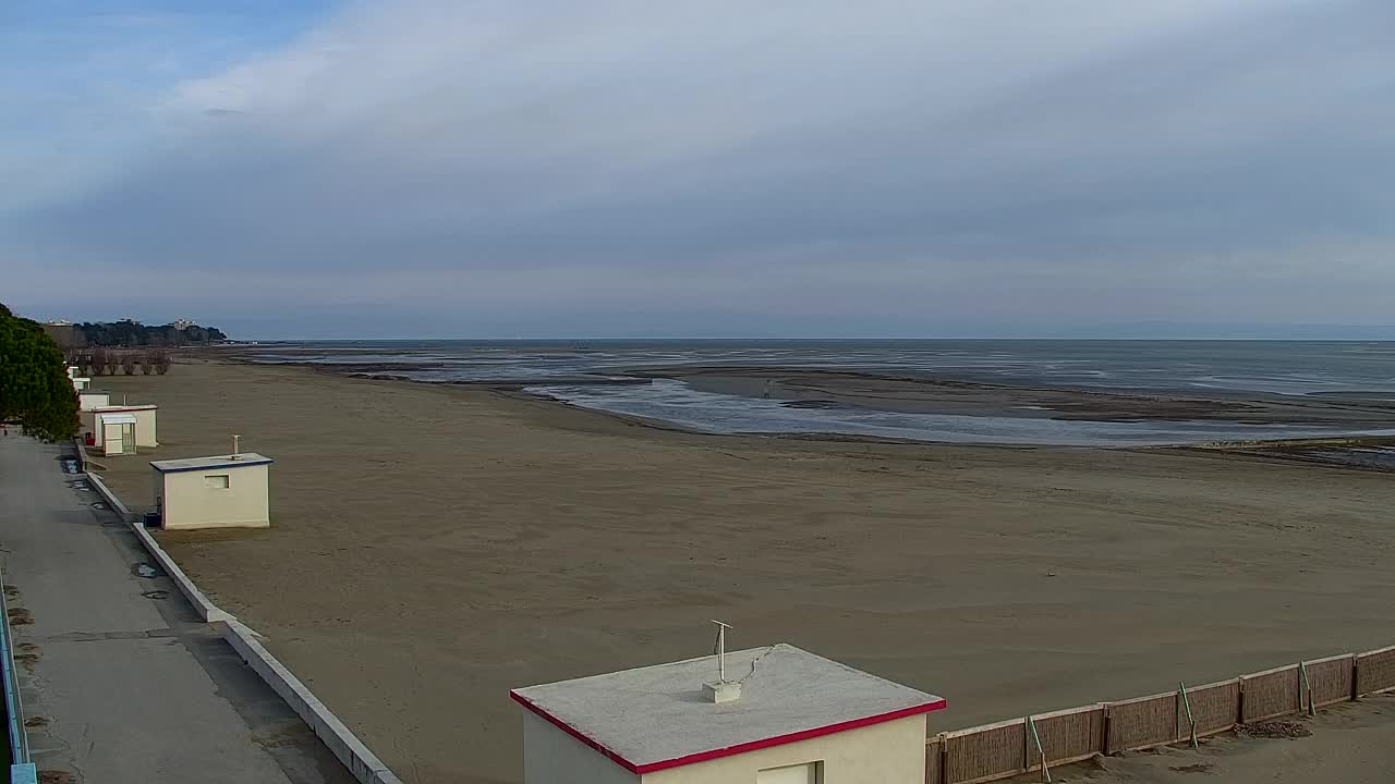 Grado Beach and Aquapark Views in Real Time