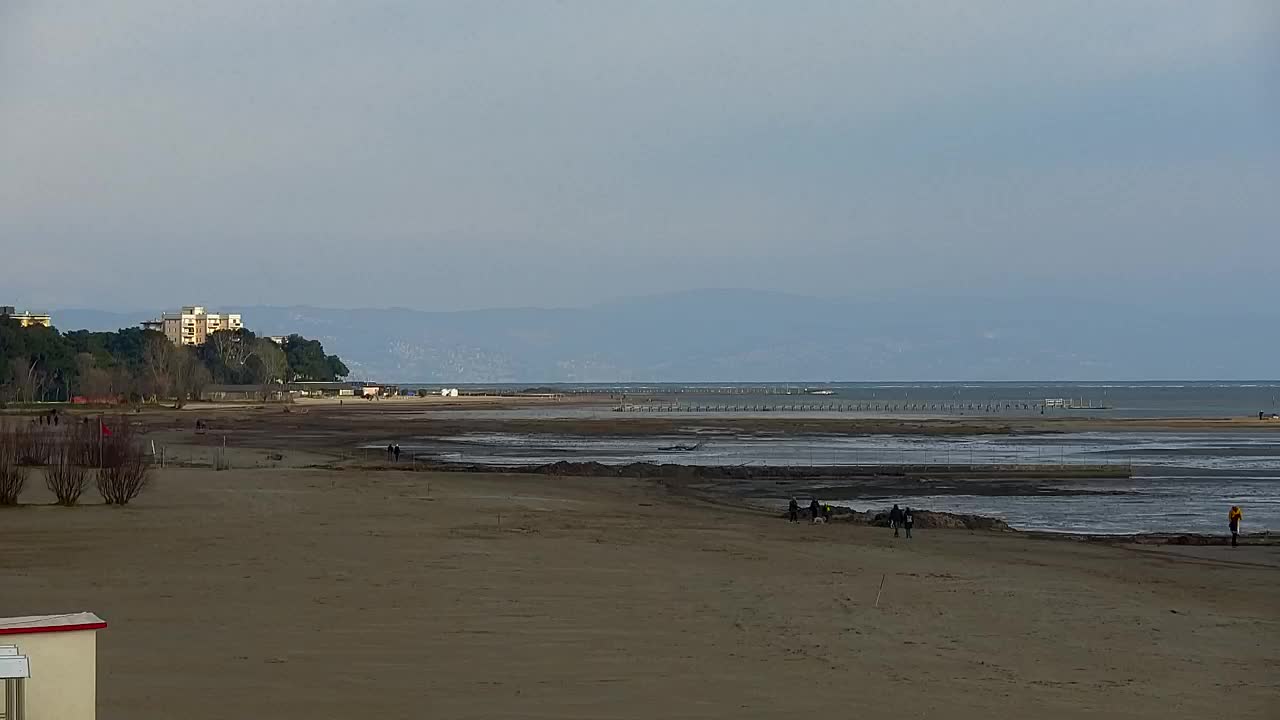 Grado Beach and Aquapark Views in Real Time